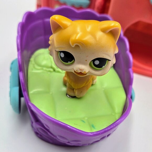 Littlest Pet Shop Get Better Center Persian Cat MM1 LPS Discolored Incomplete - Picture 3 of 12